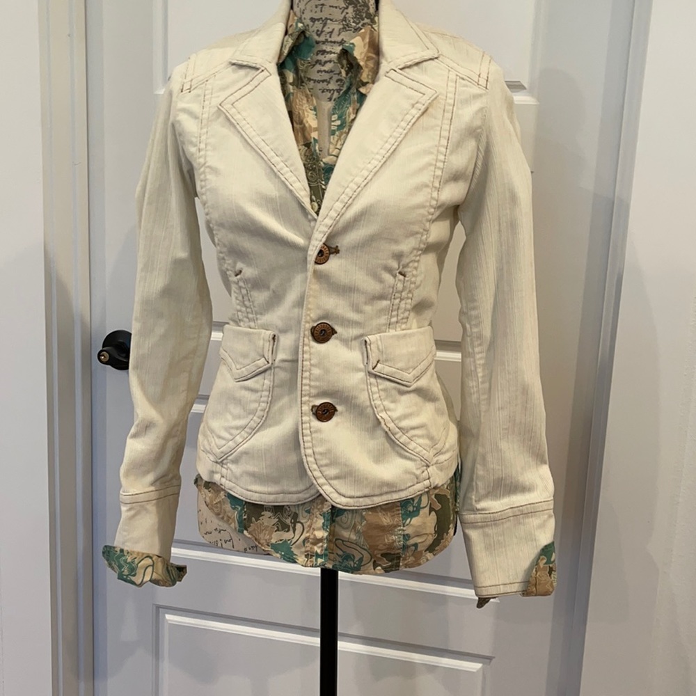 Christopher Blue Stretch corduroy jacket and jeans
